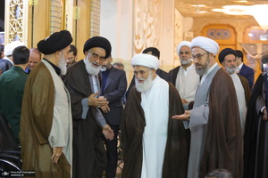 مراسم اربعین شهدای خدمت در حرم حضرت معصومه (س)