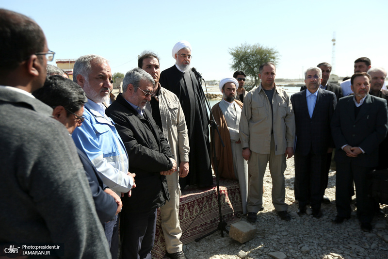 بازدید رئیس جمهور از مناطق سیلزده استان سیستان و بلوچستان