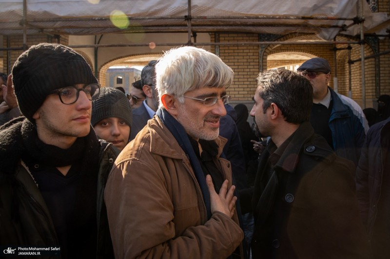 مراسم تشییع و خاکسپاری پیکر اشرف بروجردی