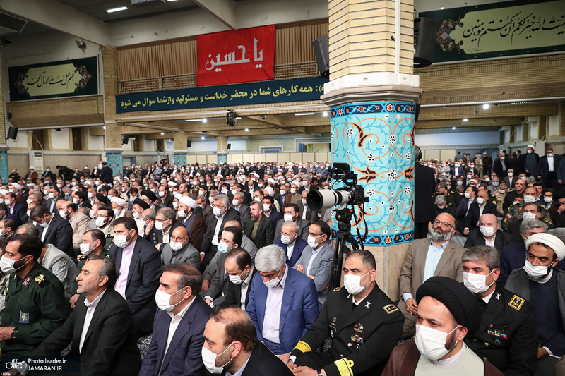 دیدار رمضانی مسئولان نظام با رهبر معظم انقلاب