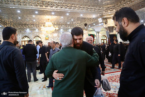 مراسم تشییع پیکر شهیدان سردار حسین سلامی و مسعود شانه ای