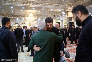 مراسم تشییع پیکر شهیدان سردار حسین سلامی و مسعود شانه ای