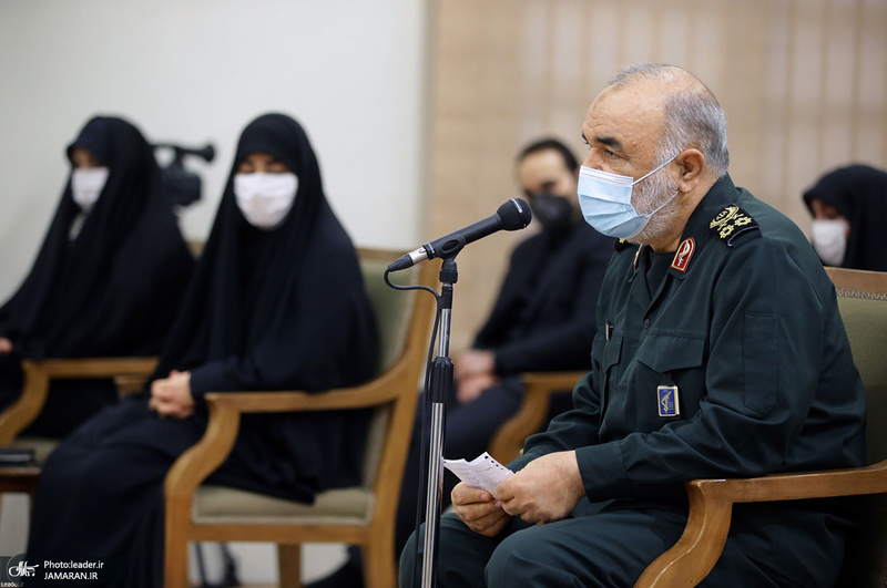 دیدار خانواده و اعضای ستاد بزرگداشت شهید حاج قاسم سلیمانی با رهبر معظم انقلاب