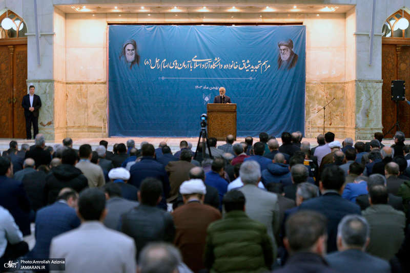 تجدید میثاق رییس دانشگاه آزاد اسلامی با آرمان های حضرت امام خمینی