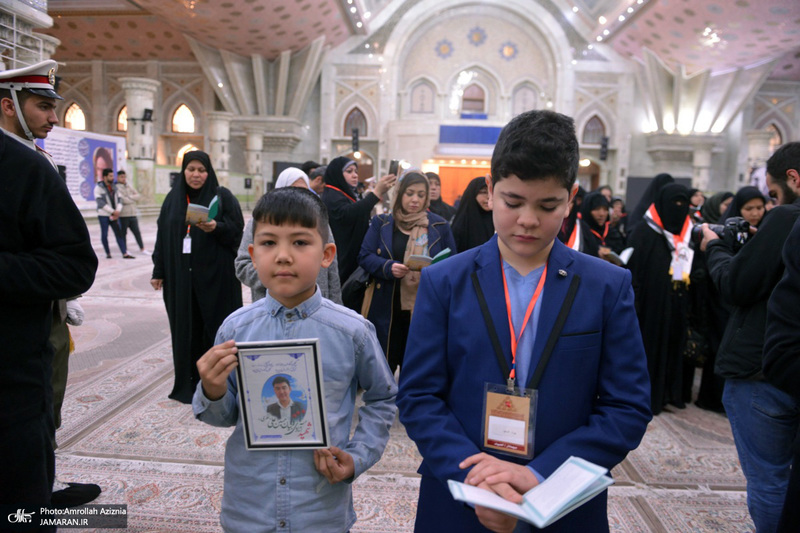 تجدید میثاق خانواده شهدای رسانه محمور مقاومت با آرمان های حضرت امام