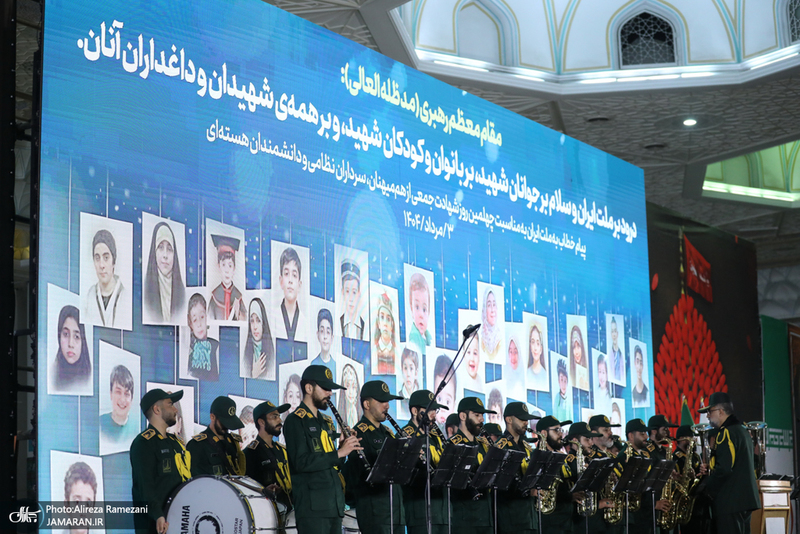 مراسم چهلمين روز شهادت شهداى اقتدار ايران