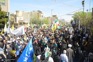 راهپیمایی باشکوه روز قدس در قم -1