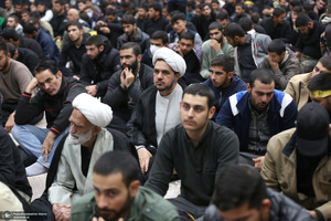 مراسم عزاداری شب شهادت حضرت زهرا(س) در حرم امام خمینی(ره) برگزار شد