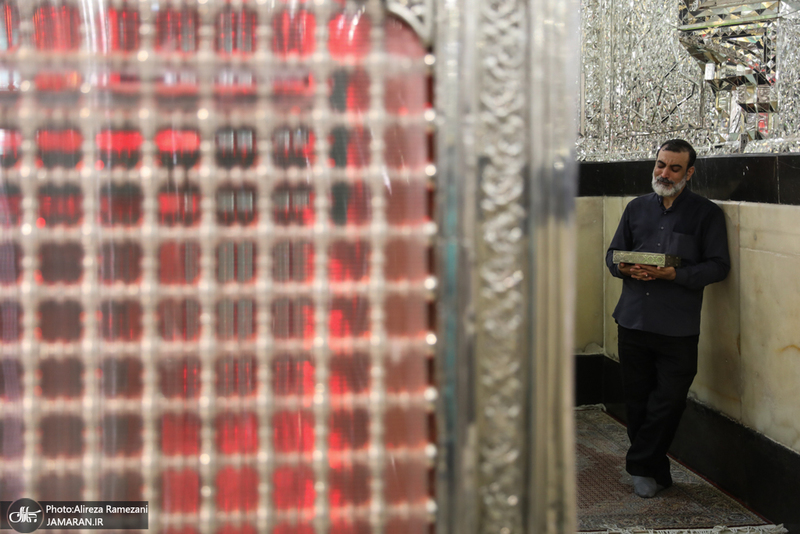 غباروبی ضریح مطهر حضرت عبدالعظیم حسنی (ع) و امام زاده حمزه (ع)