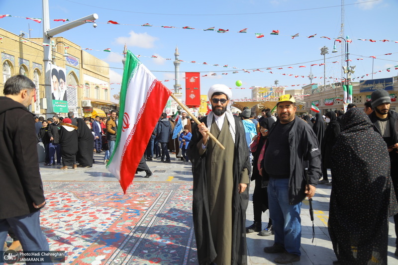 راهپیمایی باشکوه 22 بهمن در قم