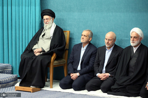 دیدار مسئولان نظام با رهبر معظم انقلاب