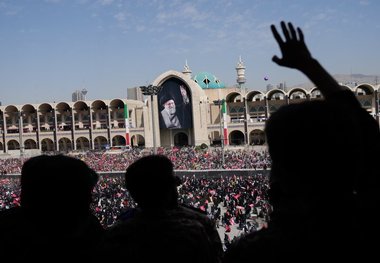مراسم تشییع پیکر رهبر شهید از دید عکاسان خارجی + تصاویر