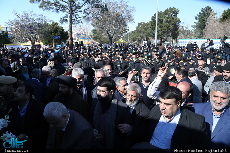 گلباران جایگاه جلوس امام در بهشت زهرا(س)