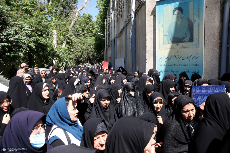 مراسم «کوچه آفتاب» در جماران