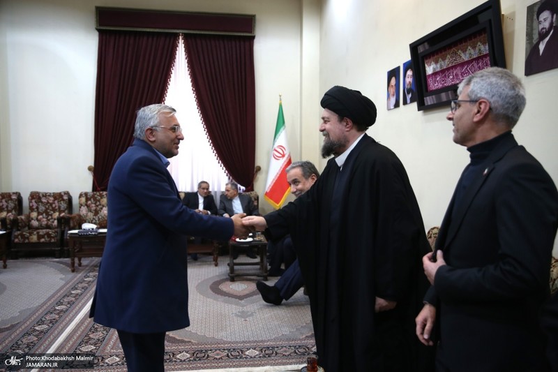 مراسم تجدیدمیثاق وزیر و معاونان وزارت امور خارجه با آرمان‌های امام خمینی