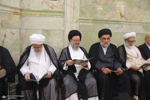 مراسم شانزدهمین سالگرد ارتحال آیت الله بهجت‎ (ره) در قم