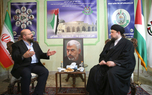 حضور سید حسن خمینی در دفتر حماس در تهران و تبریک پیروزی مردم غزه در مقاومت مقابل رژیم صهیونیستی: خوشحالی مردم غزه مایه خوشحالی است و ما از پیروزی شما شادمانیم/ خالد قدومی: آتش بس اخیر پیروزی مشترک ماست