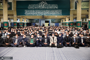 اولین شب مراسم عزاداری حضرت فاطمه‌ زهرا (س) در حسینیه امام خمینی