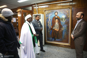 بازدید رهبر شیعیان کشور غنا از بیت امام خمینی در جماران