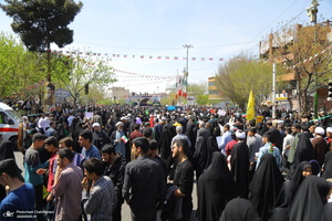 راهپیمایی باشکوه روز قدس در قم -1