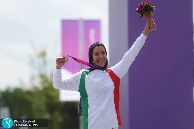 بازی های آسیایی 2022| مدال تاریخی فرانک پرتوآذر در دوچرخه سواری+ مراسم اهدای مدال