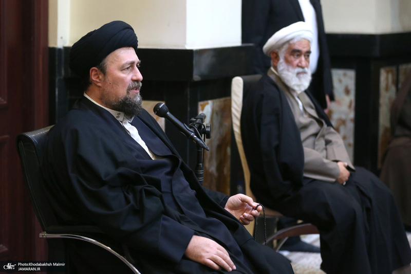 دیدار جمعی از طلاب پاکستانی با سید حسن خمینی