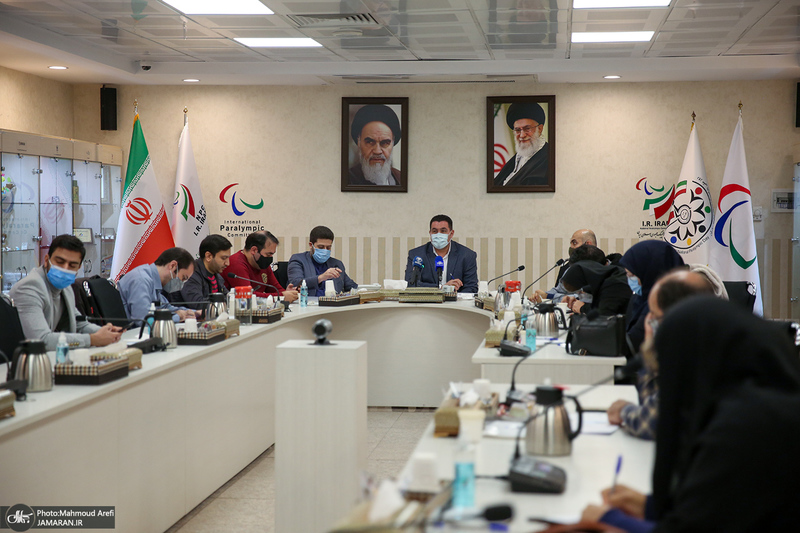 نشست خبری سرپرست کاروان اعزامی ایران به بازی‌های پاراآسیایی جوانان بحرین
