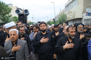 دسته عزاداری شهادت حضرت علی (ع) با حضور آیت‌الله العظمی وحید خراسانی