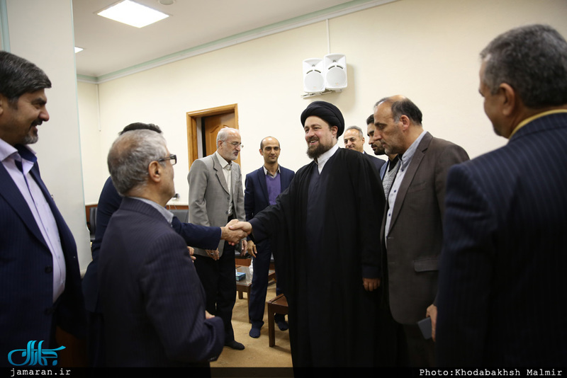 دیدار جمعی از ایثارگران اصلاح طلب بابل با سید حسن خمینی 