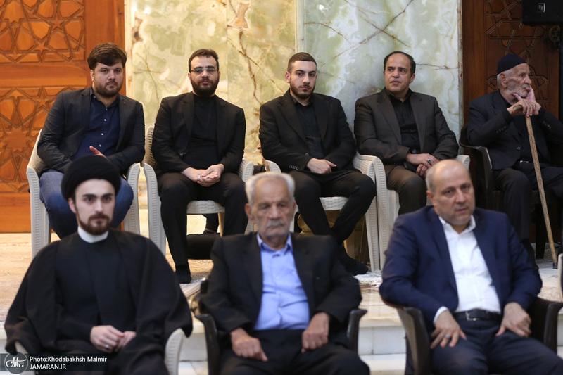 مراسم چهلمین روز در گذشت نوه قدرت الله علیخانی در حرم مطهره امام خمینی (س)