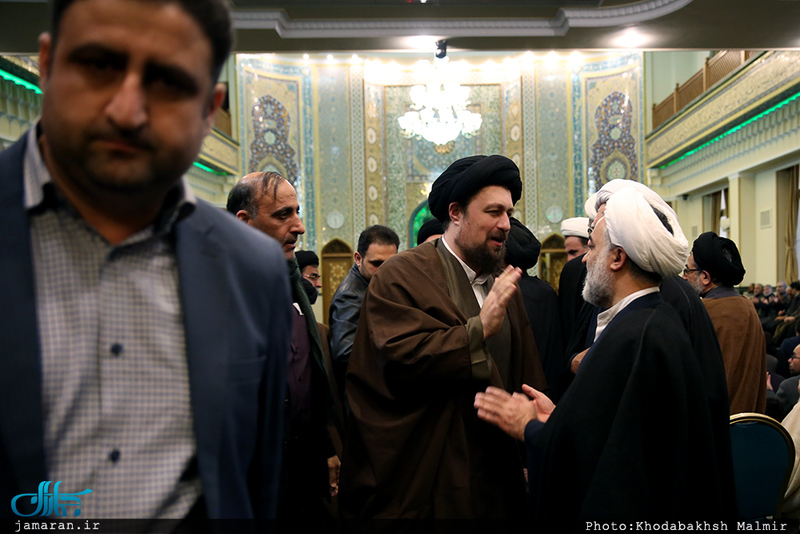 مراسم ترحیم مادر حجت الاسلام محمد علی جماعتی در مسجد جامع جماران