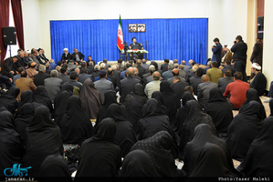 دیدار اعضای هیئت های مذهبی و پایگاه کمک رسانی به خانواده های بی سرپرست و ایتام مراغه با  سید حسن خمینی