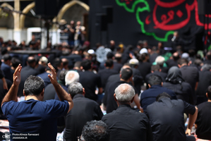 مراسم عزاداری روز تاسوعای حسینی (ع) در امام زاده صالح (ع)