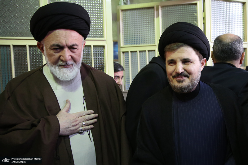 مراسم تشییع آیت الله سید مهدی امام جمارانی (ره) از حسنیه جماران-2