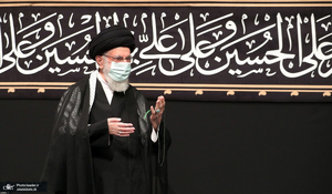 مراسم عزاداری شب تاسوعای حسینی (ع) در حسینیه امام خمینی