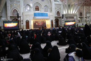 دومین شب مراسم عزاداری حضرت فاطمه‌زهرا (س) در حرم امام خمینی