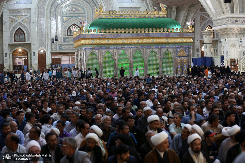 مراسم بزرگداشت ارتحال آیت الله العظمی محقق کابلی در حرم امام خمینی (س)