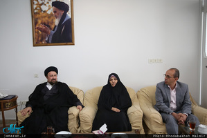 دیدار جمعی از اعضای شورای شهر مشهد با سید حسن خمینی 