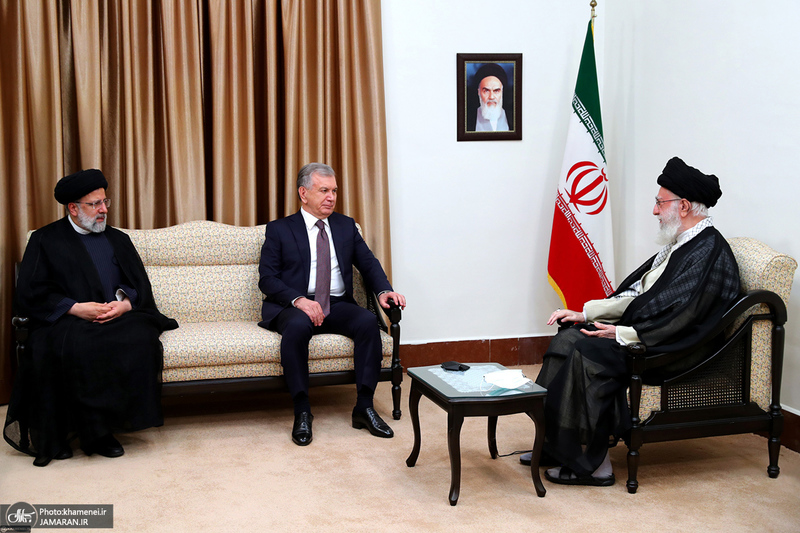 دیدار رئیس جمهور ازبکستان با رهبر معظم انقلاب