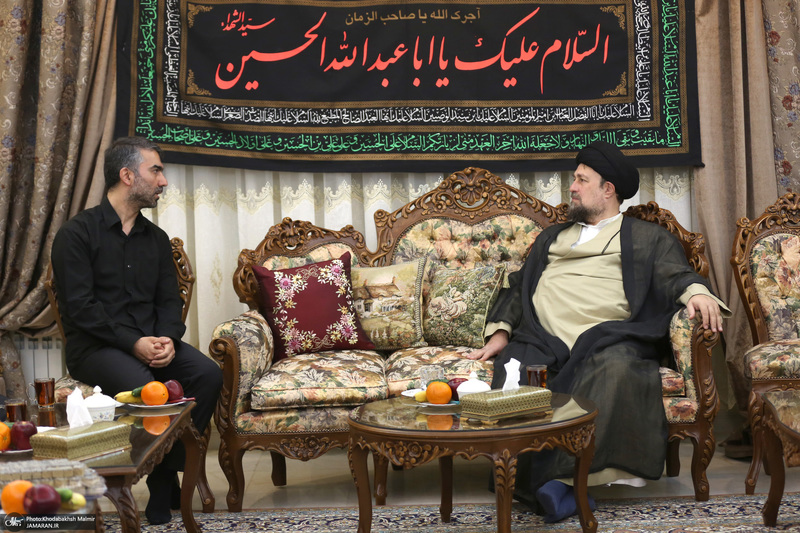 حضور سید حسن خمینی در منزل مرحوم حجت الاسلام و المسلمین حسینعلی نیری