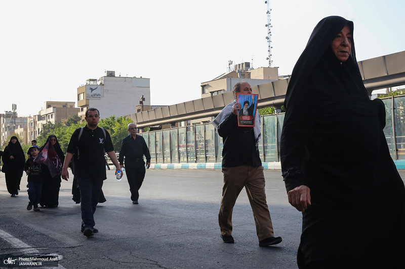 مراسم وداع با رهبر شهید انقلاب در مصلی تهران -2