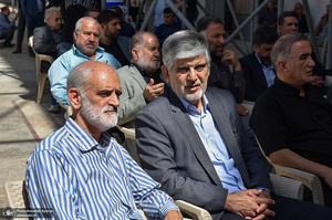 مراسم خاکسپاری پیکر مرحوم محمدعلی جماعتی (ره) در حرم امام خمینی (س)