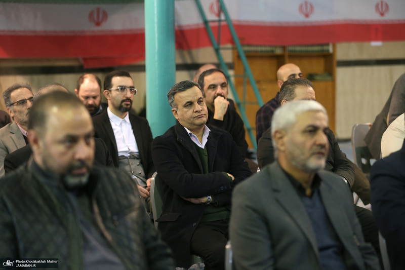 رونمایی از پرده نقالی خوانی (امام مردم) در حسینیه جماران