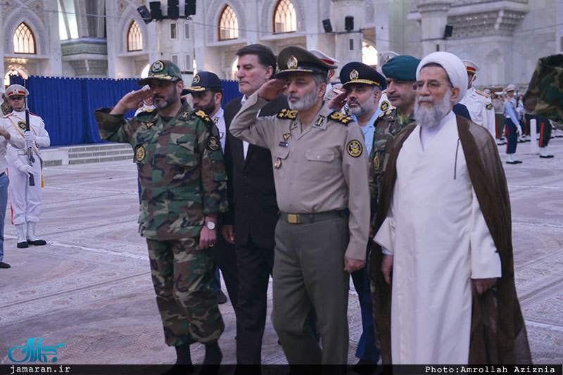 تجدید میثاق فرماندهان عالی رتبه ارتش جمهوری اسلامی ایران با آرمان حضرت امام