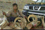 عکس یادگاری با شکار ، عامل دستگیری شکارچیان زاوه شد