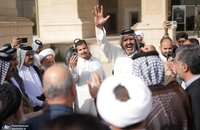 مراسم سالگرد شهید رئیسی در نجف اشرف با حضور سید علی خمینی و سخنرانی امام جمعه بغداد (37)