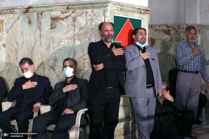 مراسم عزاداری شب عاشورای حسینی (ع) در حرم امام خمینی (س)