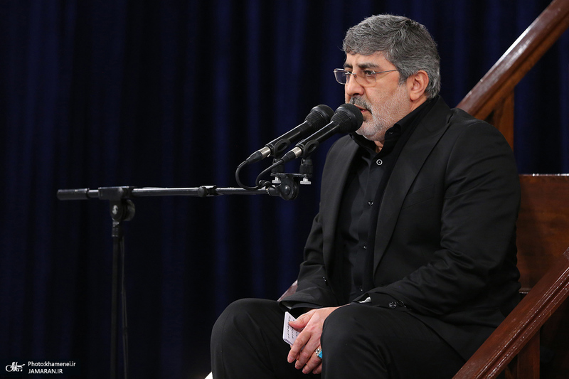 اولین شب مراسم عزاداری حضرت فاطمه‌ زهرا (س) در حسینیه امام خمینی