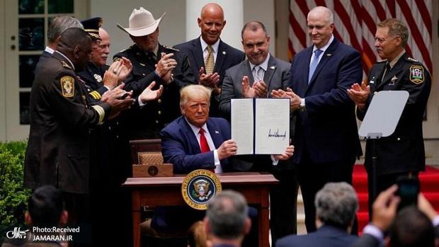 ترامپ تسلیم خواست معترضان شد: امضای فرمان اصلاح نیروی پلیس آمریکا