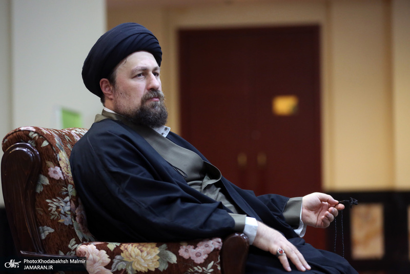 دیدار جمعی از مهاجرین افغانستانی در ایران با سید حسن خمینی